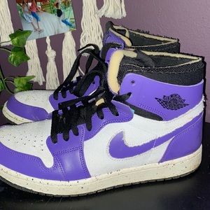 Purple/Black Zoom air Jordan 1s